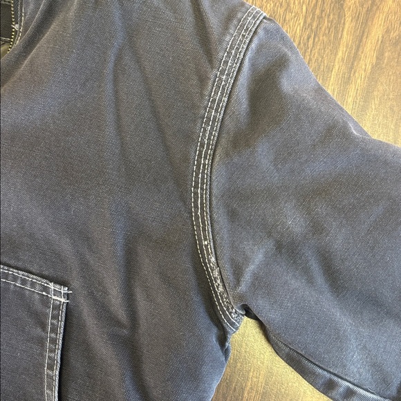 Berne Black/Grey Kids Winter Work Coat Size Small - Picture 5 of 9